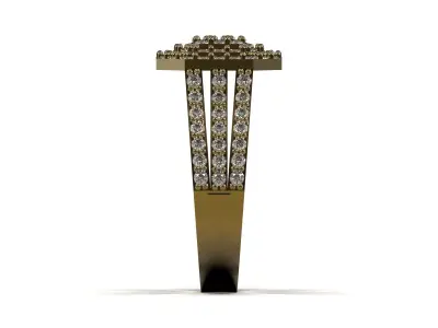 Luxury woman CAD ring model jr00357 3D print model