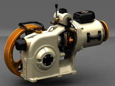 Elevator Motor 3D model