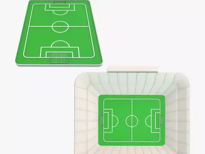 Field Pitch 3D model