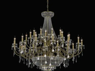 70051x Classic Osgona Chandelier 3D model