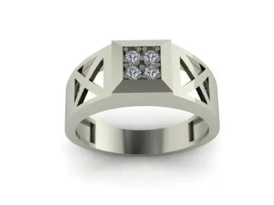 beautyfull ring for men 3D print model