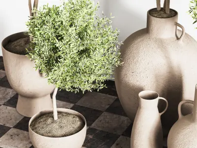 indoor plant stant 47 3D model