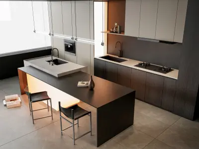 Kitchen Modern interior 83 3D model