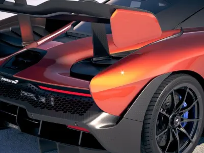 McLaren Senna 2019 3D model