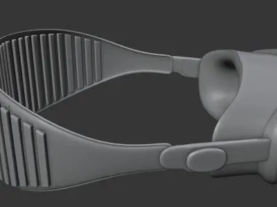 Concept of Apple Vision Pro 3D Model PBR Game Ready 3D model