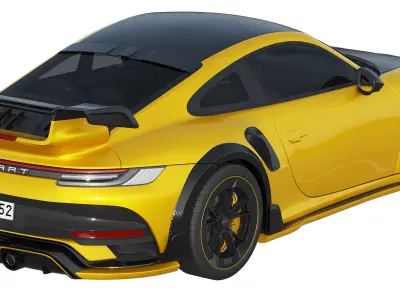 Porsche 911 TECHART GTstreet R 2022 3D model