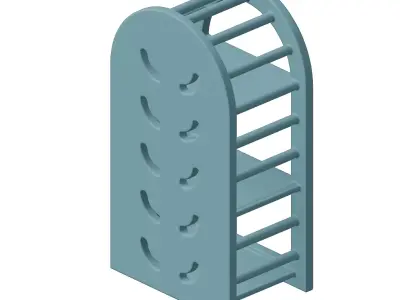 Plastic Decor Wall Mount Stand Toy 3D model