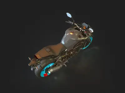 Base model Yamaha MT 10 2022 3D model