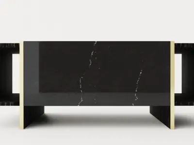 Riello Coffee Table 104 Cm Low-poly 3D model