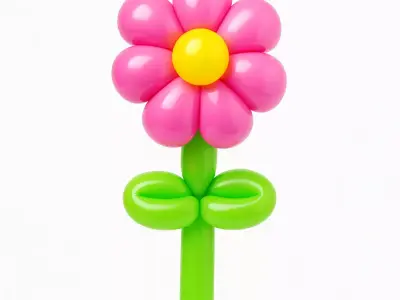 Sunshine Flower Balloon Decoration Props Second Life toy 3D print model