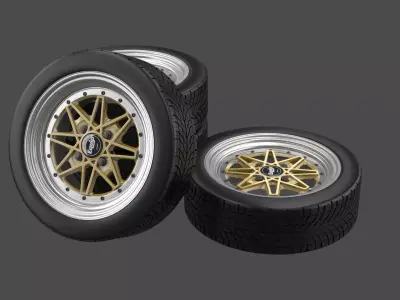 work wheels equip 3 3D model