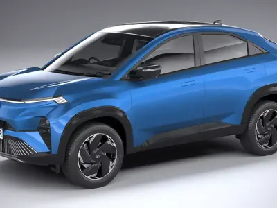 Tata Curvv EV 2025 3D model