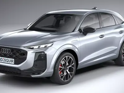 Audi Q3 Sportback S-Line 2026 3D model