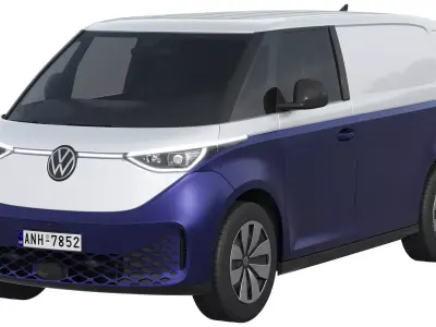 Volkswagen ID Buzz Cargo 2023 3D model