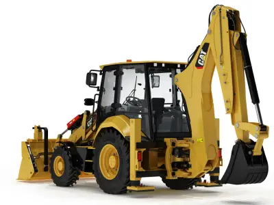 Backhoe Loader 3D model