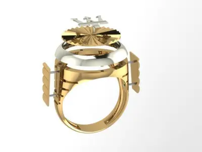 Maserati ring 3D print model