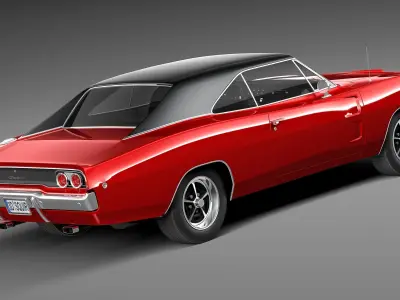 Dodge Charger 1968 3D model
