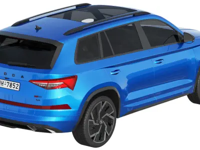 Skoda KODIAQ RS 2022 3D model