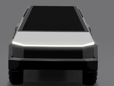 Tesla CYBERTRUCK Low-poly 3D model Low-poly 3D model