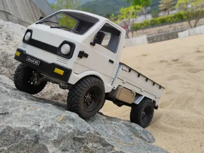 Crawler Kei Flatbed - 1-10 RC body attachment 3D print model