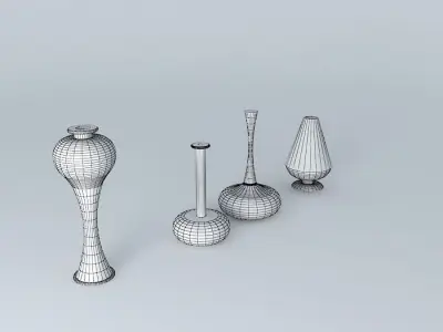 ornaments vessels vases Free 3D model