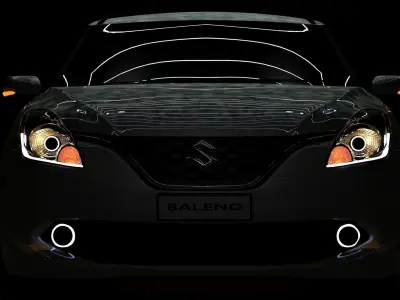 MARUTI SUZUKI BALENO 2016 3D model