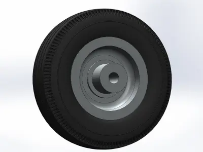 Wheels Fairlane 1957 for scale model 3D print model