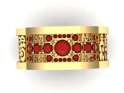 Ring of man 3D print model