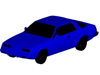 Dodge Challenger 1977 3D model
