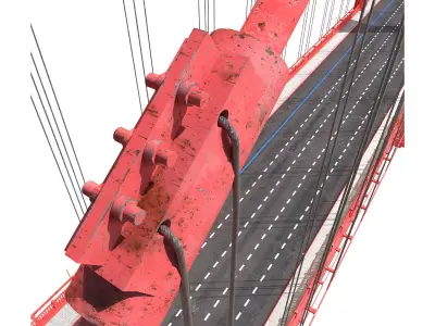 golden gate 3D model
