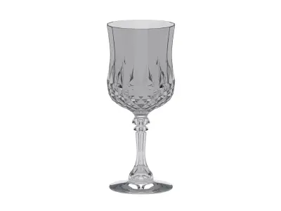 Bar Craft Acrylic Ornate Elegance Wine Glass 3D model