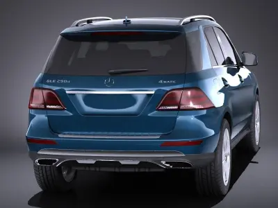 Mercedes-Benz GLE 2017 VARY 3D model