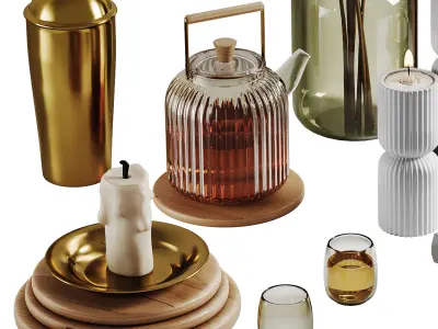 Decorative Set 03 3D model