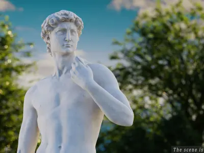 David by Michelangelo 3D model