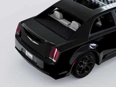 Chrysler C300 2020 Low-poly 3D model