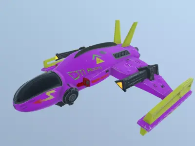 Space Runners Free low-poly 3D model