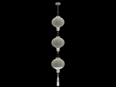 Chinese red lantern   3D model get