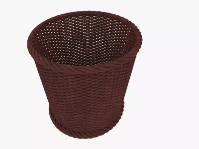 Wicker Basket 3D model