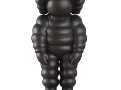Cloud Black Iconify Rollo Figure 3D model