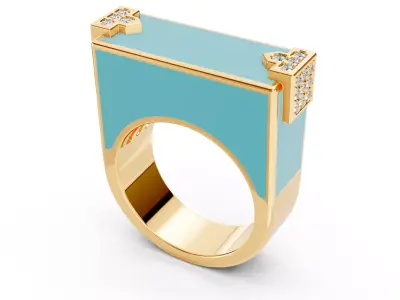 David Webb Hero Ring  3D print model