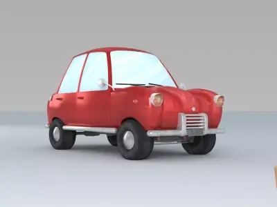toon car 3D model