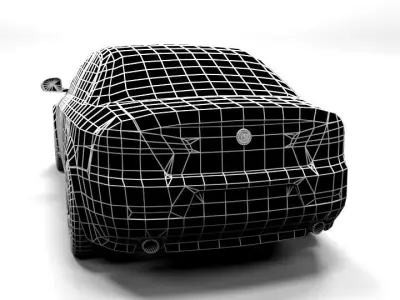 ALFA ROMEO 159 LOWPOLY Low-poly 3D model