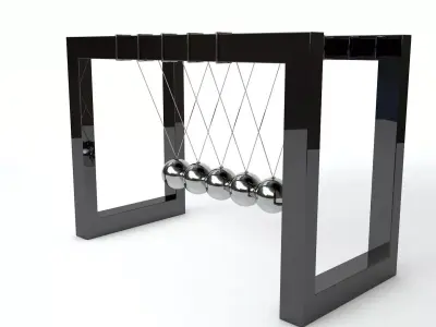 Newton s Cradle Free 3D model