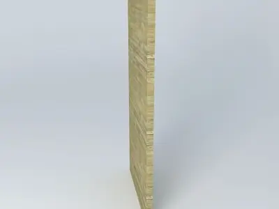 4 x 8 wood wooden plank Free 3D model