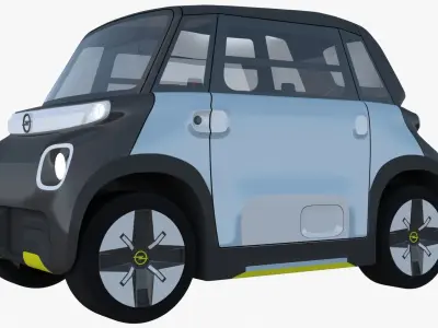 Opel Rocks-e 2022 exterior 3D model