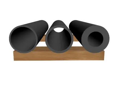 3-1 2in Pipe 3D model