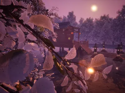 Japanese Shrine Free 3D model purchase