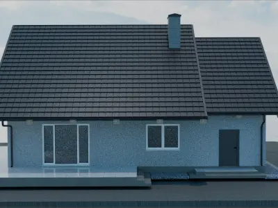 3d exterior house 3D model