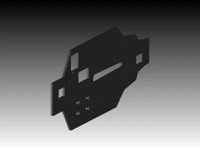 Thunder Tiger TS4 Luxe Chassis Free 3D model