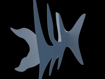 Alexander Calder Sculpture Replica 04 Low-poly 3D model